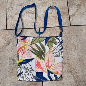 Vera Bradley Rain Forest Leaves Crossbody Hipster
